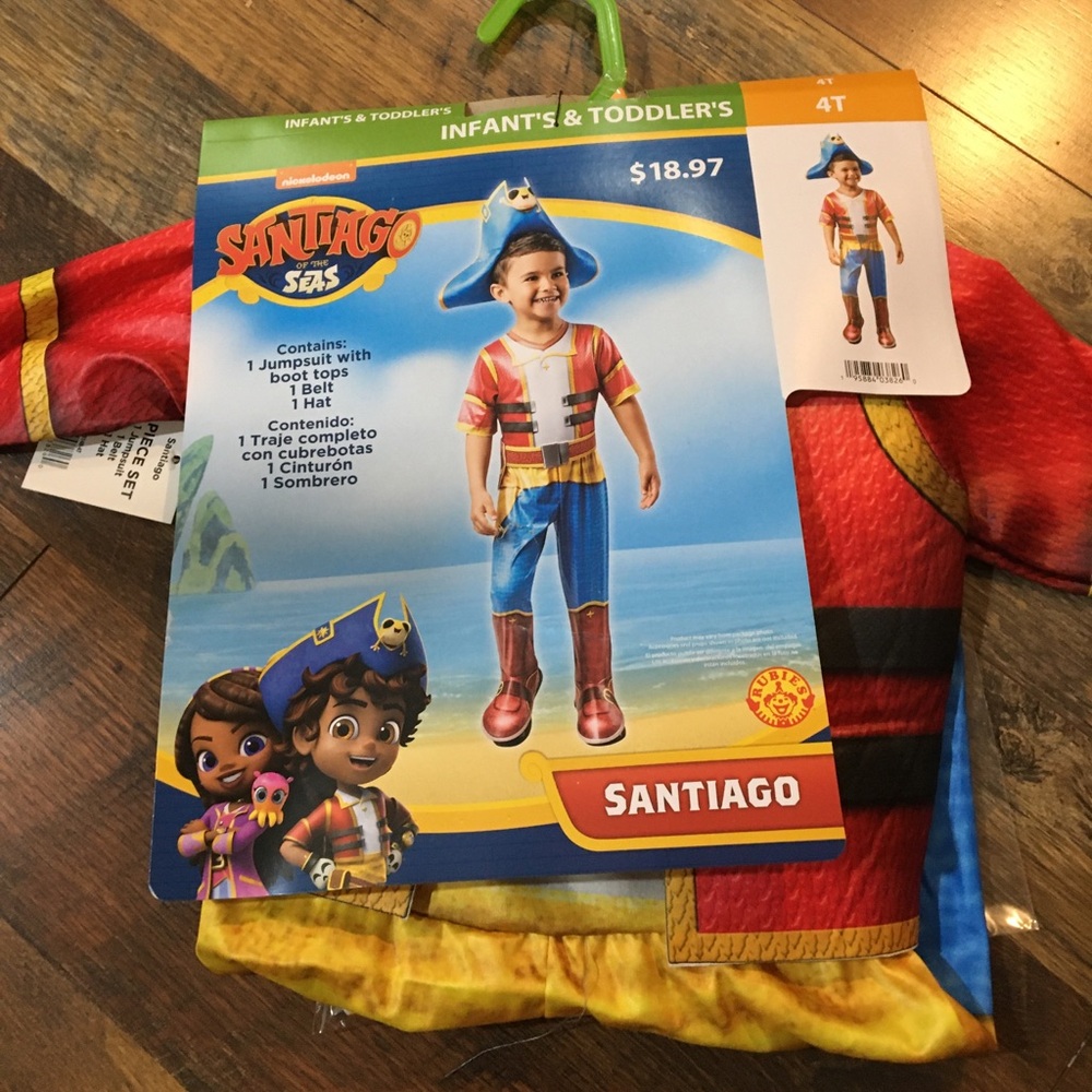 4T Santiago of the Seas Kids Costume